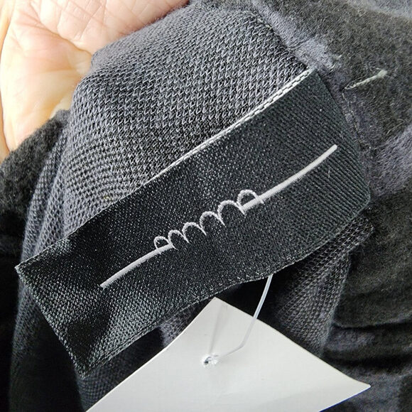 Amma Black & Grey Ruffle Maxi Skirt Size M - Picture 7 of 8